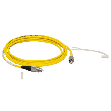 TH-P1-630AR-2 - SM Patch Cable, AR-Coated FC/PC to Uncoated FC/PC, 633 - 780 nm, 2 m