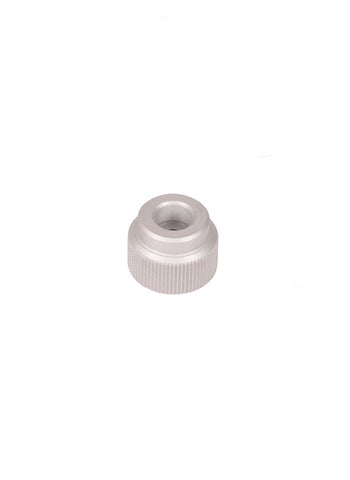 TH-F25SSK1-SILVER - 1/4"-80 Removable Knobs, Silver, Pack of 10