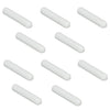 TH-CFLC126-10 - Ø1.25 mm, 6.4 mm Long Ceramic Ferrule for SM Fiber, Ø126 µm Bore Size, 10 Pack
