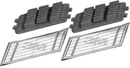 3M 2521F Single fusion splice inserts (2 pack) -Fit 2522,2523,2527 trays (12 splices per insert)