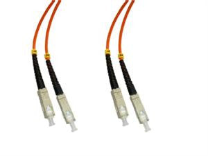 SCP-SCP-MD6 - SC/PC to SC/PC multimode 62.5/125 duplex fiber optic patch cord cable, 1m