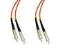 SCP-SCP-MD6 - SC/PC to SC/PC multimode 62.5/125 duplex fiber optic patch cord cable, 5m
