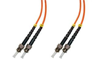 STP-STP-MD6 ST/PC to ST/PC multimode 62.5/125 duplex fiber optic patch cord cable, 3m