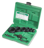 Greenlee SP-830 Bi-Metal Hole Saw Kit, 1/2" - 2" Conduit