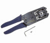 Crimp tool and die for Cat 6/6A shielded plugs