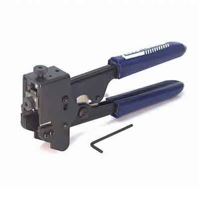 Crimp tool and die for 10-position plugs