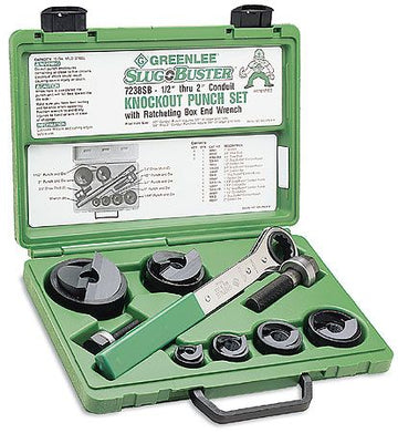 Greenlee SP-7238SB Slug-Buster Manual Knockout Punch Set, 1" Hex