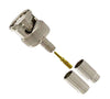 Bnc Plug 50 Ohm Crimp Braid & Cent Cond For RG58PVC & Plenum (9907 & 89907)