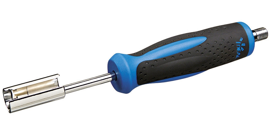 F-Connector Tool 7/16" Hex Sock ET & 3/8" - 32 Threaded End Inst All & Remove F-connectors