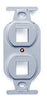 QuickPort Duplex 106 Insert (Fits Any Standard NEMA Duplex Faceplate), Mfr Leviton