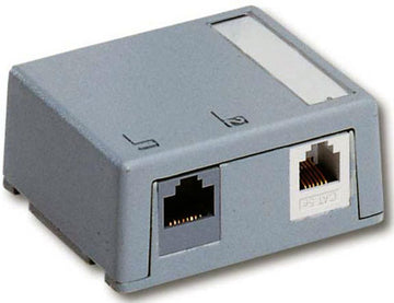 QuickPort Surface Mount Housing 2 Port, Mfr Leviton