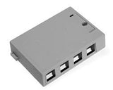 QuickPort Surface Mount Housing 4 Port, Mfr Leviton