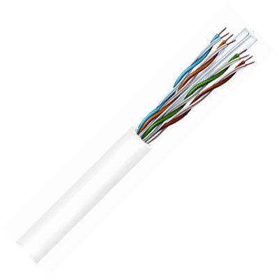 UltraMedia 75N4 ETL Verified Cat6 UTP Cable, NONPLEnum, gray jacket, 4 pair count, 1000 ft (305 m) l