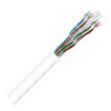 UltraMedia 75N4 ETL Verified Cat6 UTP Cable, NONPLEnum, white jacket, 4 pair count, 1000 ft (305 m)