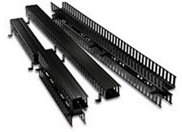 Leviton Versi-Duct Slotted Vertical Cable Management- Front & Rear, 80" length