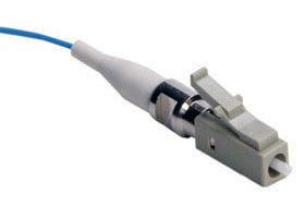 LC Simplex, 50µm or 62.5µm Multimode, for 900µm Tight Buffereed Fiber, Beige Boot - Leviton Fast-Cur