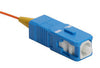 SC Simplex, Single Mode, for 900µm Tight Buffered and 3mm Jacketed Fiber, Blue Boot - Leviton Fast-C