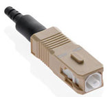 FASTCAM SC 62.5/125µm Multimode Connector, Beige Housing