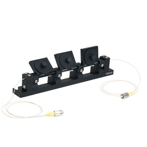 TH-FPC031 - Fiber Polarization Controller, 3 Ø27 mm Paddles, ClearCurve Fiber, FC/PC Connectors