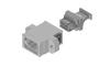 MTP Adapter, Gray, Standard Footprint, Full Flange Aligned
