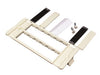 Faceplate accepts six Ortronics TracJack