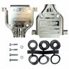 Db25 Hood Metalized Plastic With Grommets For Cable Od Of .255 To .470 RoHS