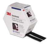 3M MP-3526/27 Hook and Loop Fasteners, BLACK, 1" x 4.9-Yd, 2-Ea