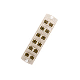 Six Pack, Duplex SC MM Adapter Plate 12 Fiber (Beige) - Leviton OPT-X Adapter Plate