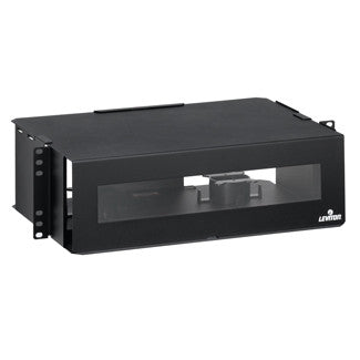 3RU, empty, w/metal cover (holds (12) OPT-X adapter plates) 500 series ...