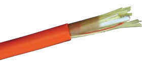 62.5/125µm Multimode Breakout Cable, Riser Rated Orange, 12 Fibers