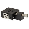 TH-MS1 - 1/4" Travel Single-Axis Translation Stage with End-Mounted Adjuster Screw, 8-32 Taps