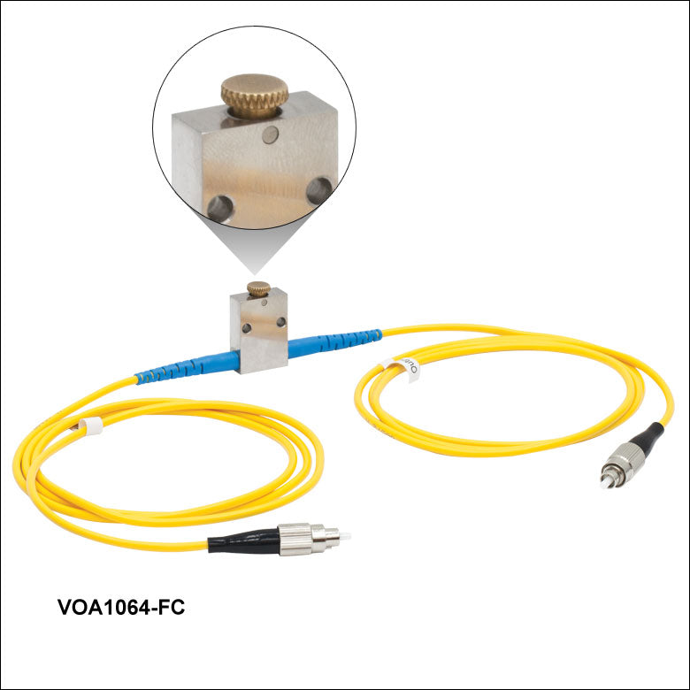 TH-VOA980-FC - SM Variable Attenuator, 980 nm, 50 dB, In-Line, FC/PC Connectors
