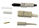 SC Zirconia Ferrule 50/125µm Multimode Connector, AMP LIGHTCRIMP Plus