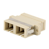 Duplex Multimode SC Mating Sleeve, Polymer Housing, Bronze Sleeve, Beige Color, Mfr 3M