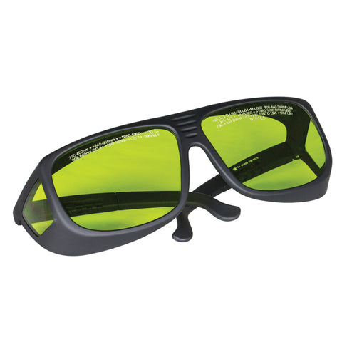 TH-LG1 - Laser Safety Glasses, Light Green Lenses, 59% Visible Light Transmission, Universal Style