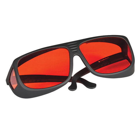 LG3 - Laser Safety Glasses, Light Orange Lenses, 48% Visible Light Transmission, Universal Style