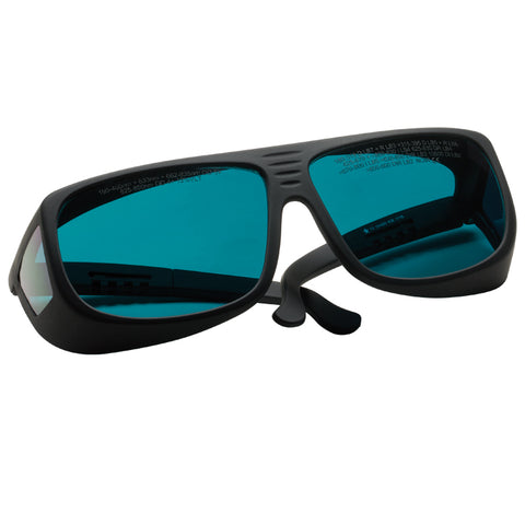 TH-LG4 - Laser Safety Glasses, Dark Blue Lenses, 12% Visible Light Transmission, Universal Style