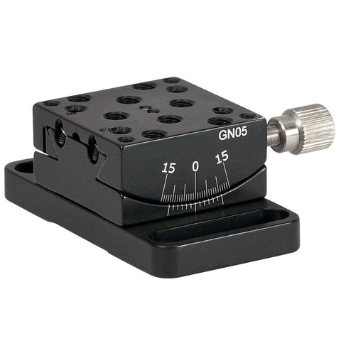 TH-GN2 - Small Dual-Axis Goniometer, 1/2" Distance to Point of Rotation, 2 Goniometers and Base