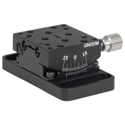 TH-GN05/M - Small Goniometer with 12.7 mm Distance to Point of Rotation, ±15º, Metric