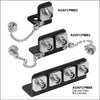 TH-ADAFCPMB4 - FC/PC to FC/PC or FC/APC to FC/APC Dual L-Bracket Mating Sleeve, Narrow Precision Key (2.0 mm)