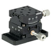 TH-GN2-M - Small Dual-Axis Goniometer, 12.7 mm Distance to Point of Rotation, 2 Goniometers and Base, Metric