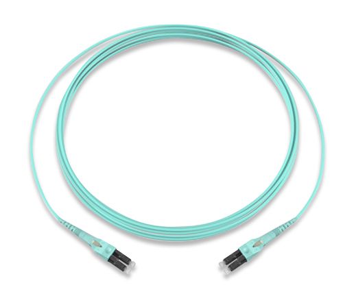 Corning 797902QD120003M LC-LC MM Uniboot OM4 50 Duplex Jumper, 3m
