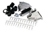 Db25 Crimp Male Kit, Tin Shell Zinc Diecast Hoods, Contacts & Hardware RoHS