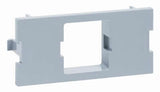 M30 Flexible Faceplate Single Port Adapter Housing, gray, 25pcs/pk.