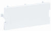 M30 Flexible Faceplate Blank Adapter Housing, white.