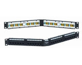 24-Port Cat5e Modular Patch_Panel Angled