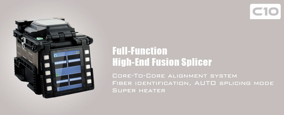 COMWAY C10 Core-Alignment High Precision Optical Fiber Fusion Splicer