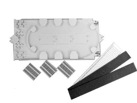 PLP 36 Count Low Profile Tray with Splice Block for Single Fusion Splices
