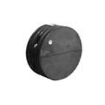ARMADILLO Drillable End Plate Kits with Ground Only, 4" Dia 2 Section