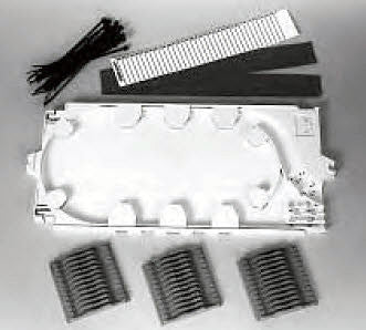 5x7 Aluminum Fiber Optic Splice Tray – Holds Up To 12 Single Fusion Splices, Compact & Durable